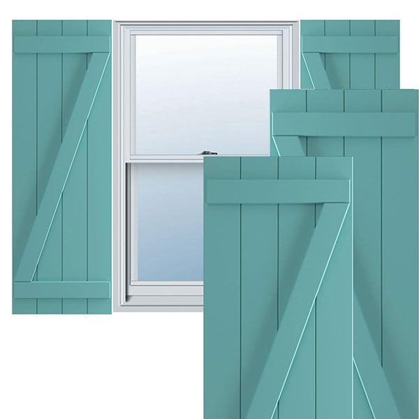 Ekena Millwork TFP102BBF21X032PT