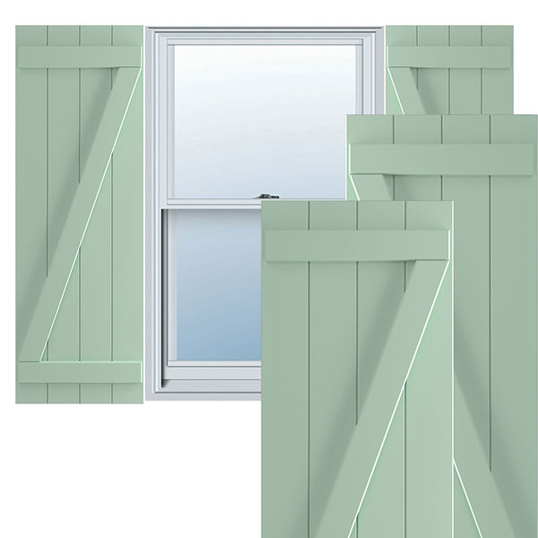 Ekena Millwork TFP102BBF21X080SG