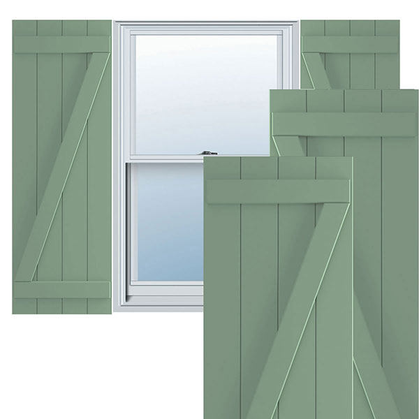 Ekena Millwork TFP102BBF21X080TG