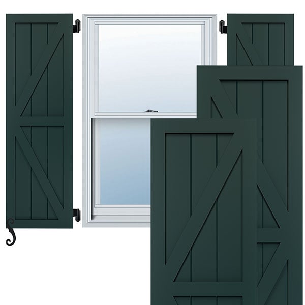 Ekena Millwork TFP102FH12X080FG