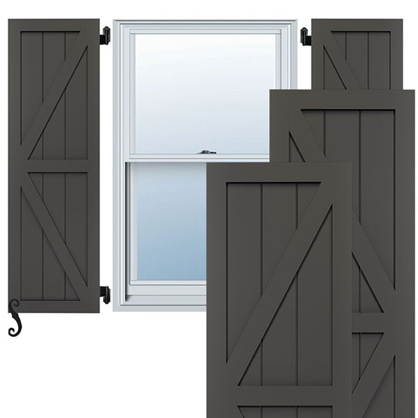 Ekena Millwork TFP102FH15X080SM