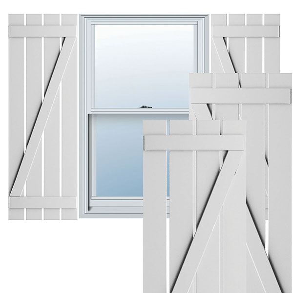 Ekena Millwork TFP102SB23X047UN