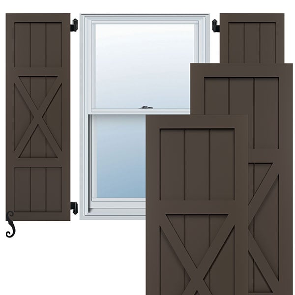 Ekena Millwork TFP107FH15X080TB