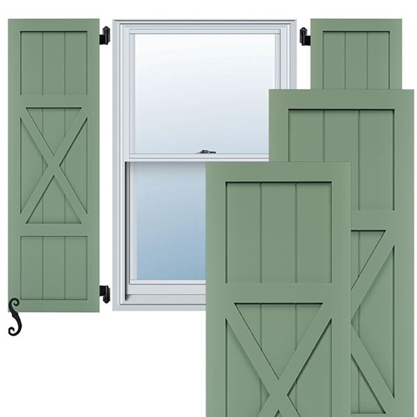 Ekena Millwork TFP107FH12X034TG