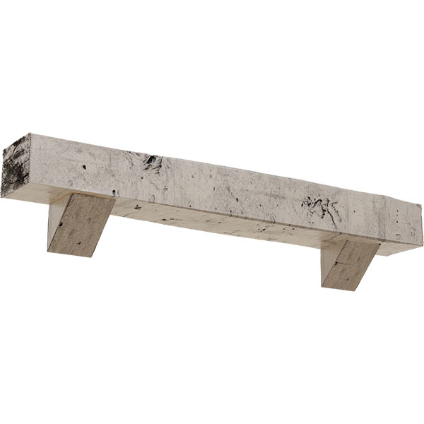 Ekena Millwork MANUKP06X06X72BKBP
