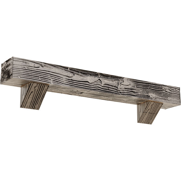 Ekena Millwork MANUSD06X06X36BKBP