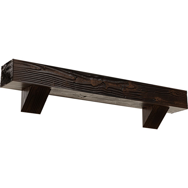 Ekena Millwork MANUSD06X06X72BKZD