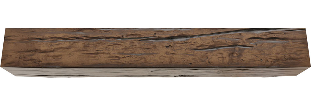 BMRW2-ST 2-Sided (L-beam) Riverwood Endurathane Faux Wood Ceiling Beam