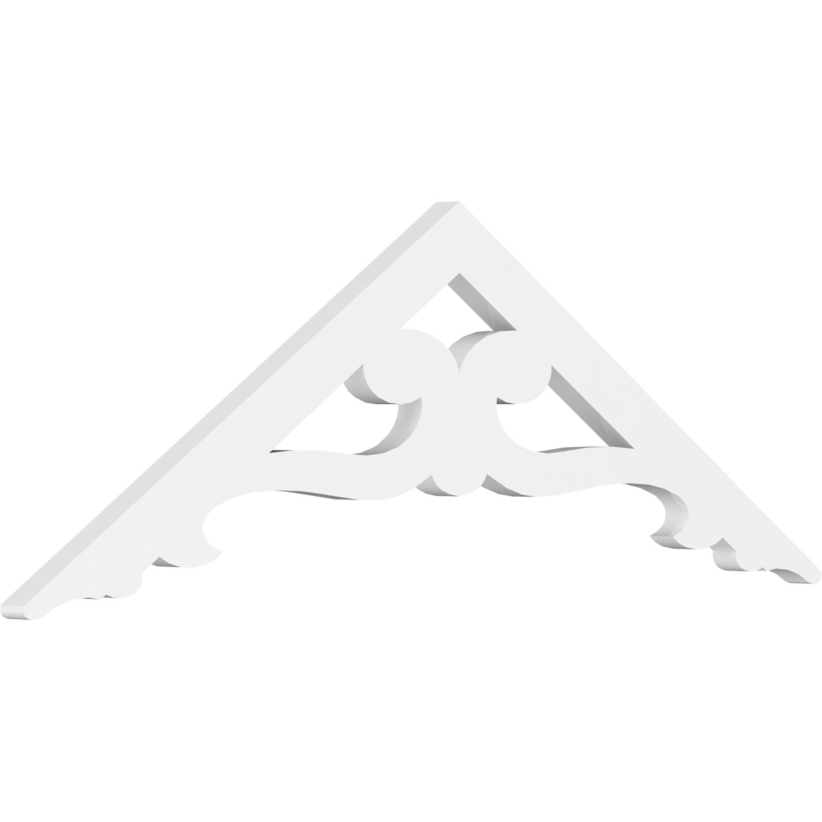 Ekena Millwork GPP036X012X100BRO 36-Inch W x 12-Inch H x 1-I