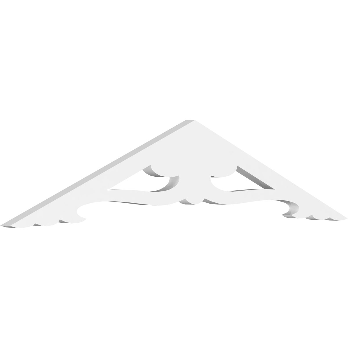 Ekena Millwork GPP036X008X100CRN 36-Inch W x 7 1/2-Inch H x