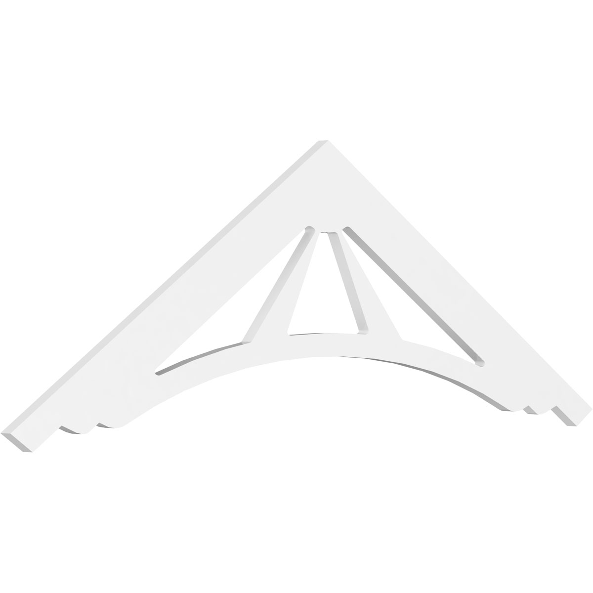 Ekena Millwork GPP060X020X100STA 60-Inch W x 20-Inch H x 1-I