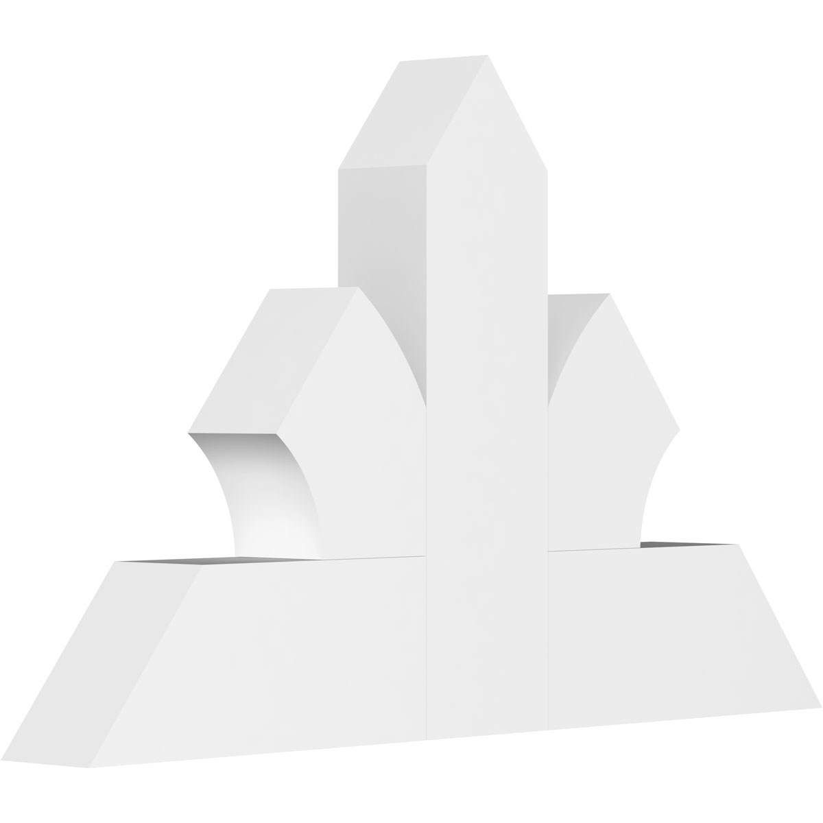Ekena Millwork GBP036X23X0406RIC00 36-Inch W x 22 1/2-Inch H