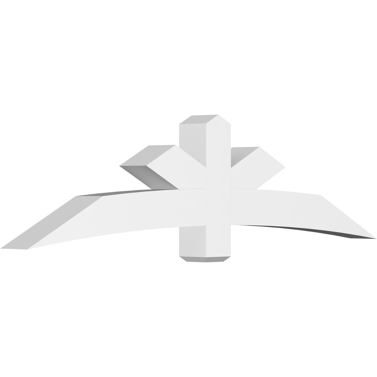 Ekena Millwork GBP084X21X0606ALB00 84-Inch W x 21-Inch H x 6