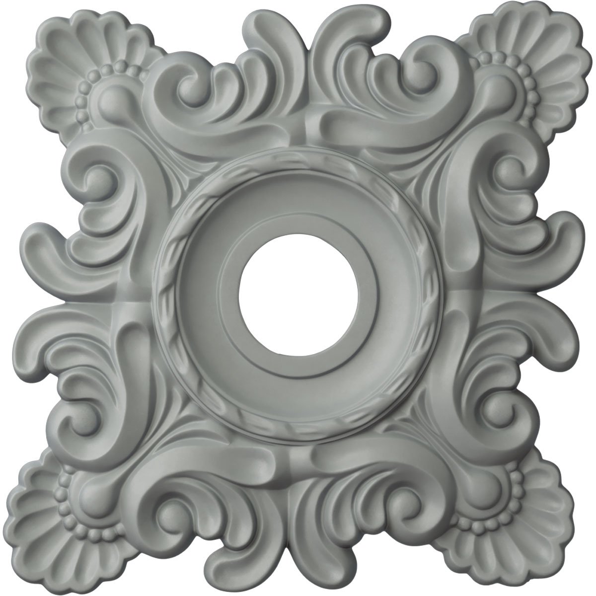 18-Inch W x 18-Inch H x 3 1/4-Inch ID x 1 1/2-Inch P Crawley Ceiling  Medallion (Fits Canopies up to 6 3/4-Inch )
