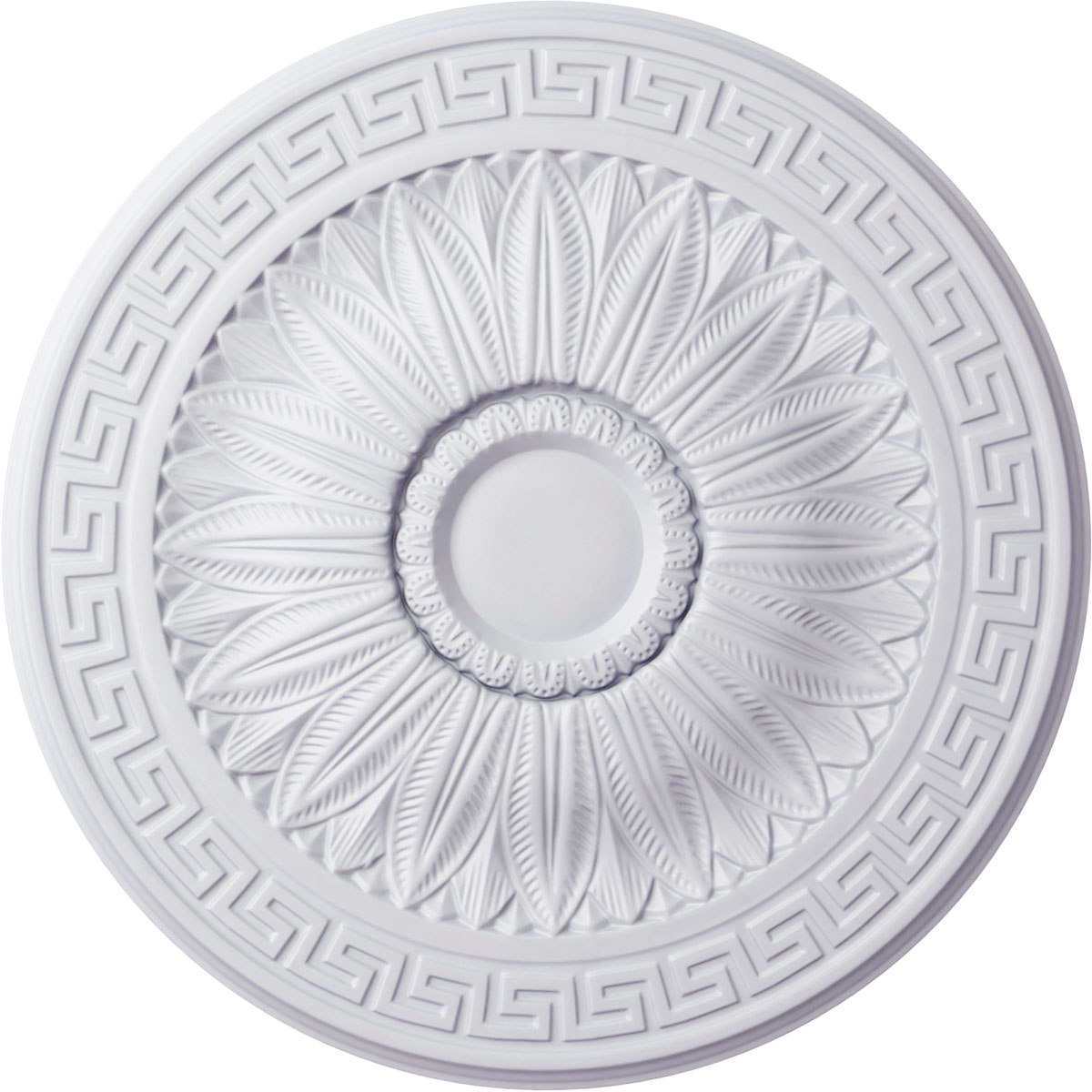 Ekena Millwork 20" Ceiling Medallion | Primed Urethane, Fits Canopies Up To 3-7/8", Classic Design