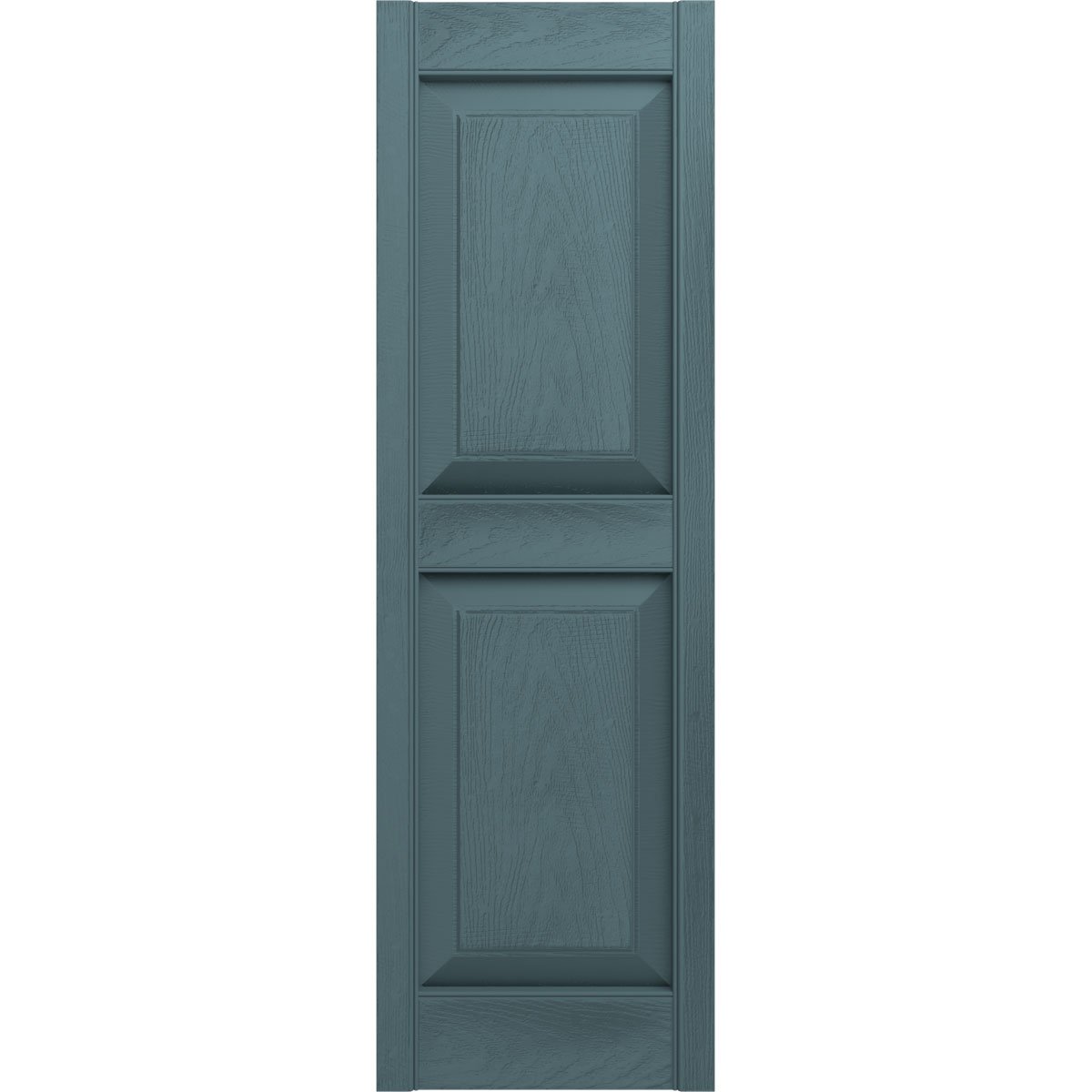 Mid America 00021447004 Standard Size Williamsburg Double Panel Shutter Per Pair Wedgewood Blue 14 3/4W x 47H