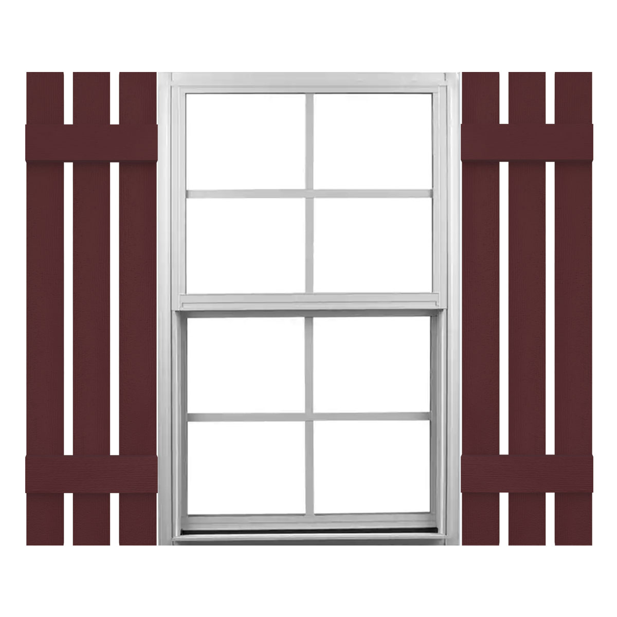 Ekena Millwork 3 in. White Lifetime Vinyl Shutter-Lok's Fasteners (8