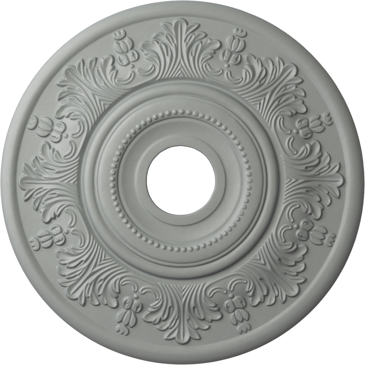 Factory Primed Ekena Millwork CM20BX Biddix Ceiling Medallion Fits Canopies up to 7 1/2 20 7/8OD x 1 1/4P 