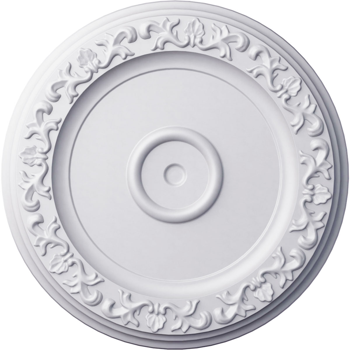 Ekena Millwork Kepler Round Rosette – 7-1/2" Primed MDF Accent For Cabinetry & Moulding