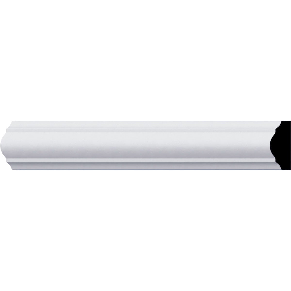 Ekena Millwork PML01X01KP Endurathane Kepler Panel Moulding, 1 1/8