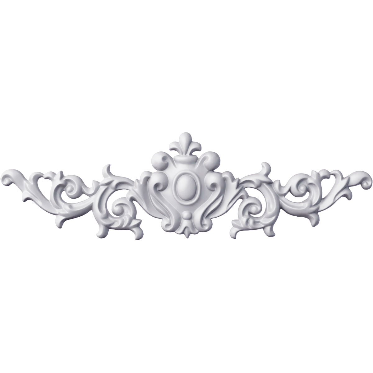 Ekena Millwork Versailles Ribbon & Bow Onlay – 13"W X 3"H Polyurethane Decorative Wall Accent