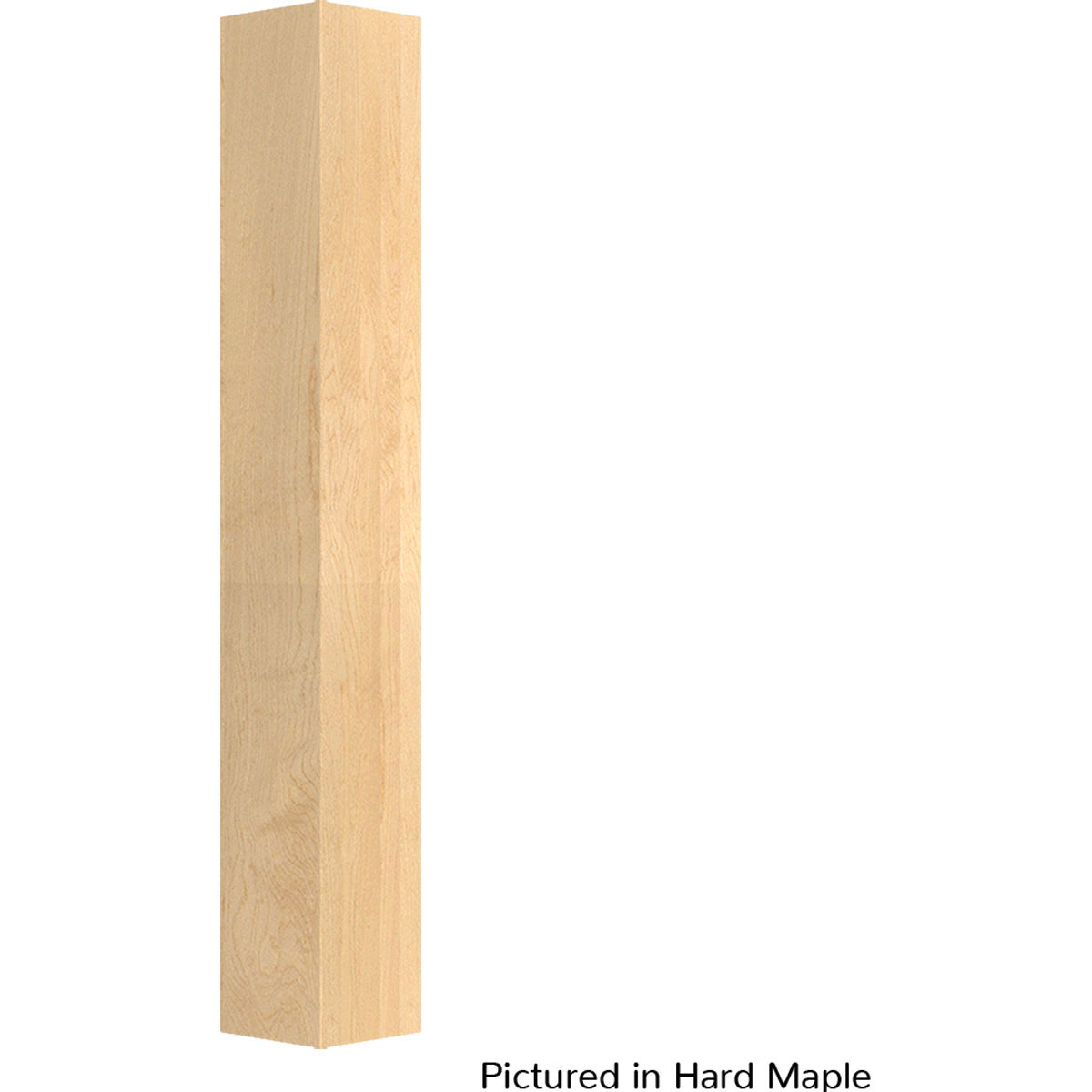 Brown Wood Products BW01625010CH1 5-Inch W x 5-Inch D x 35 1/4-Inch H ...