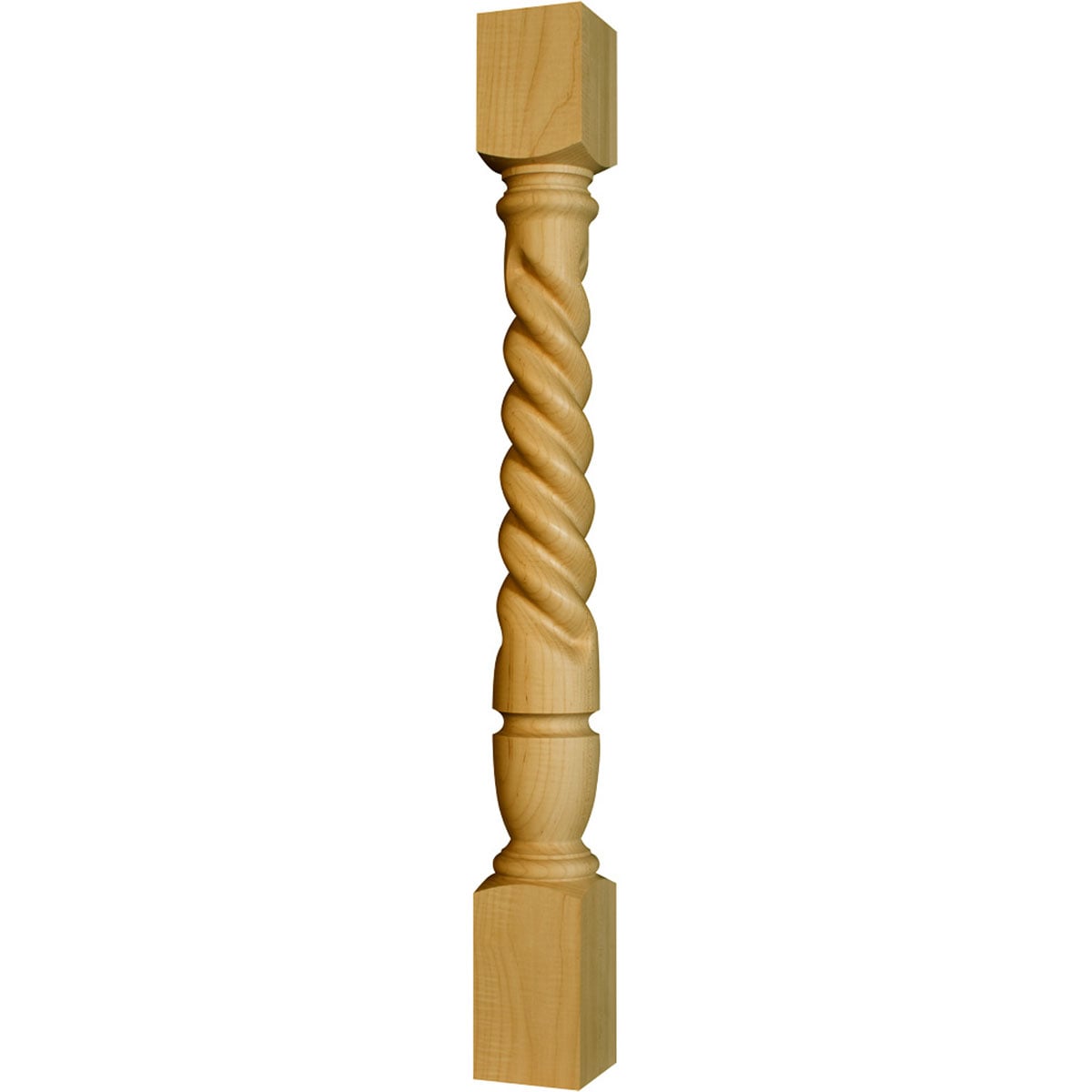 Osborne Wood Products, Inc. OSIPBT Barley Twist Island Post