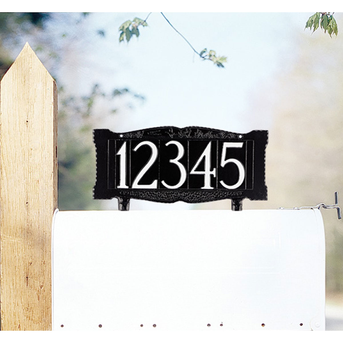 Whitehall Products LLC WH9002 5 1/2-Inch W x 14-Inch H Number Mailbox ...