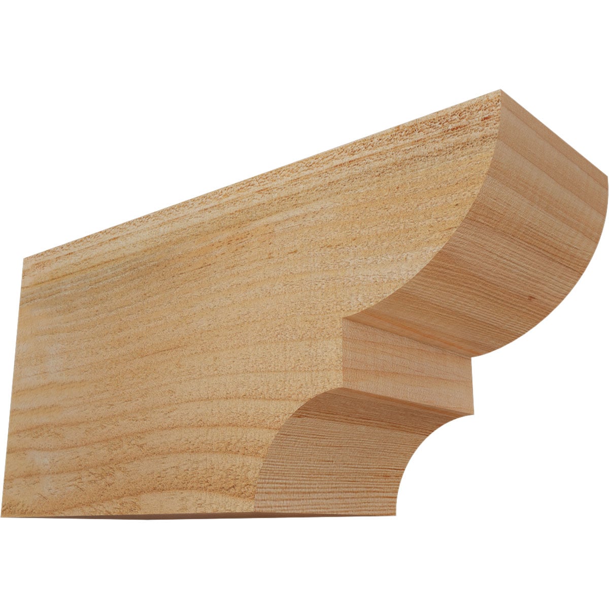 Tusk Rafter Ekena Millwork RFTRID00 Rustic Wood Ridgewood Wood Rafter Tail