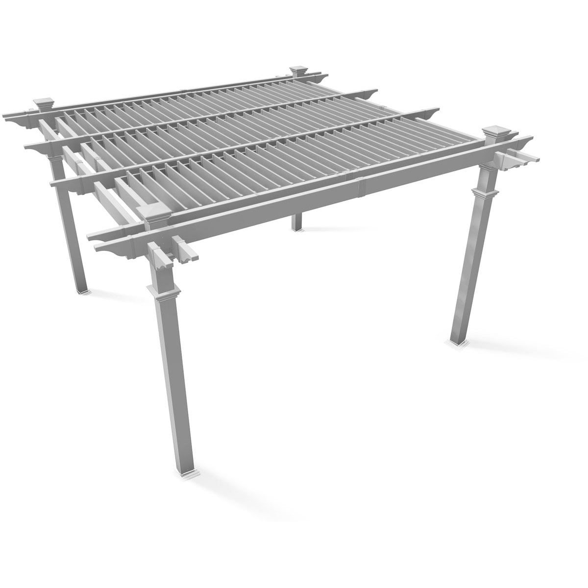 Vita Camelot Louvered Pergola - Thumbnail 5