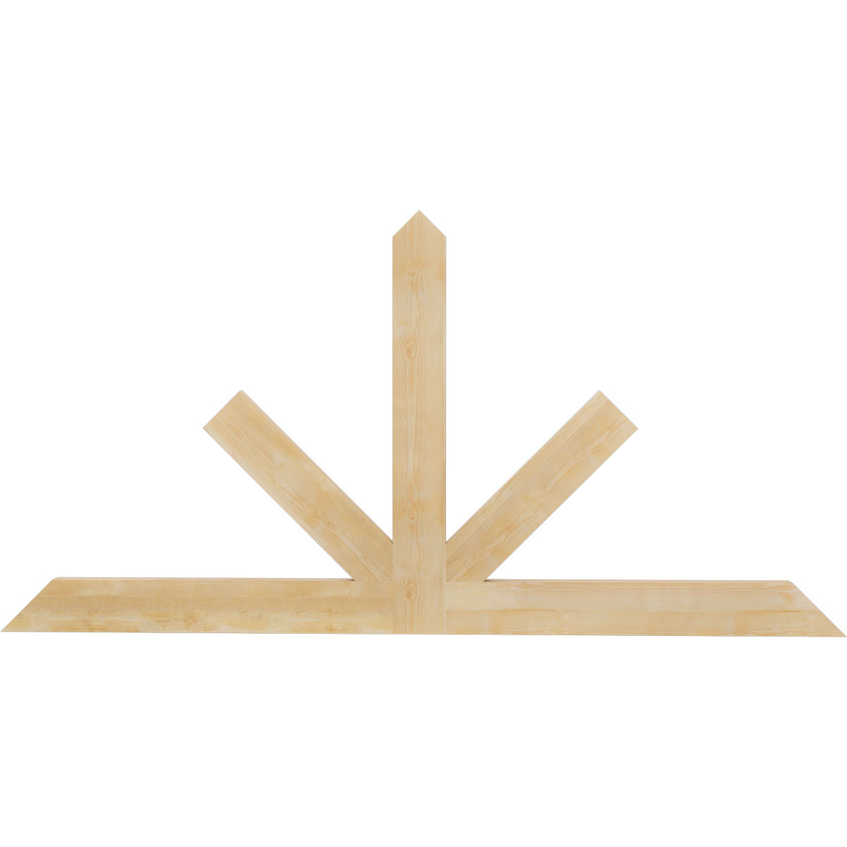 Ekena Millwork GBW096X48X0206SAR00RDF 96-Inch W x 48-Inch H