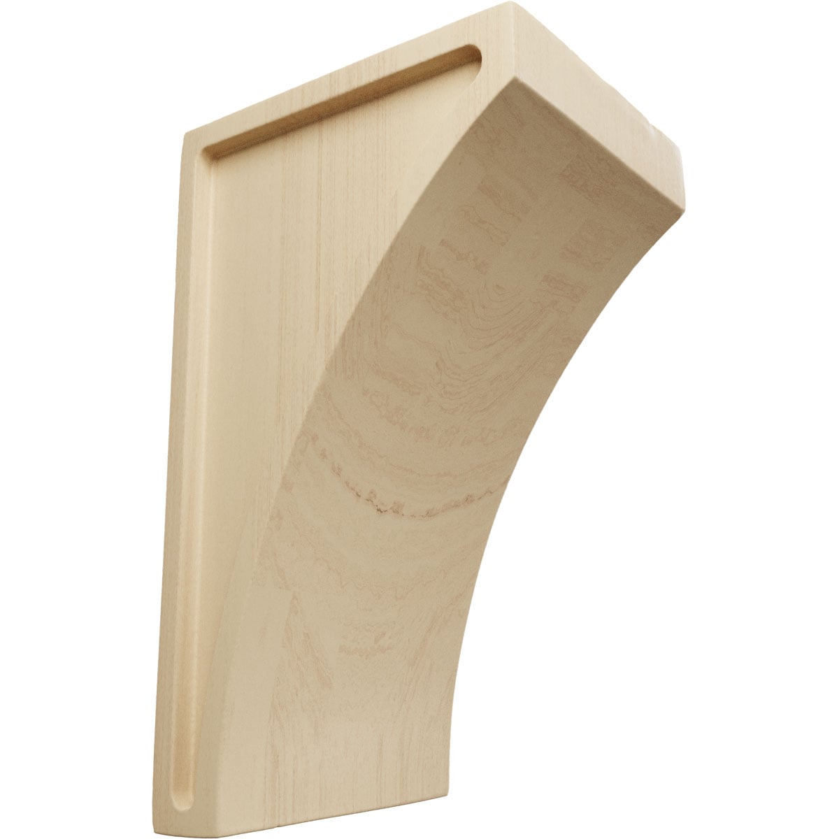 Ekena Millwork 3-1/2 In. X 6 In. X 3-3/4 In. Alder Mini Woodruff Wood Corbel Corw03x03x06wfal - View #4