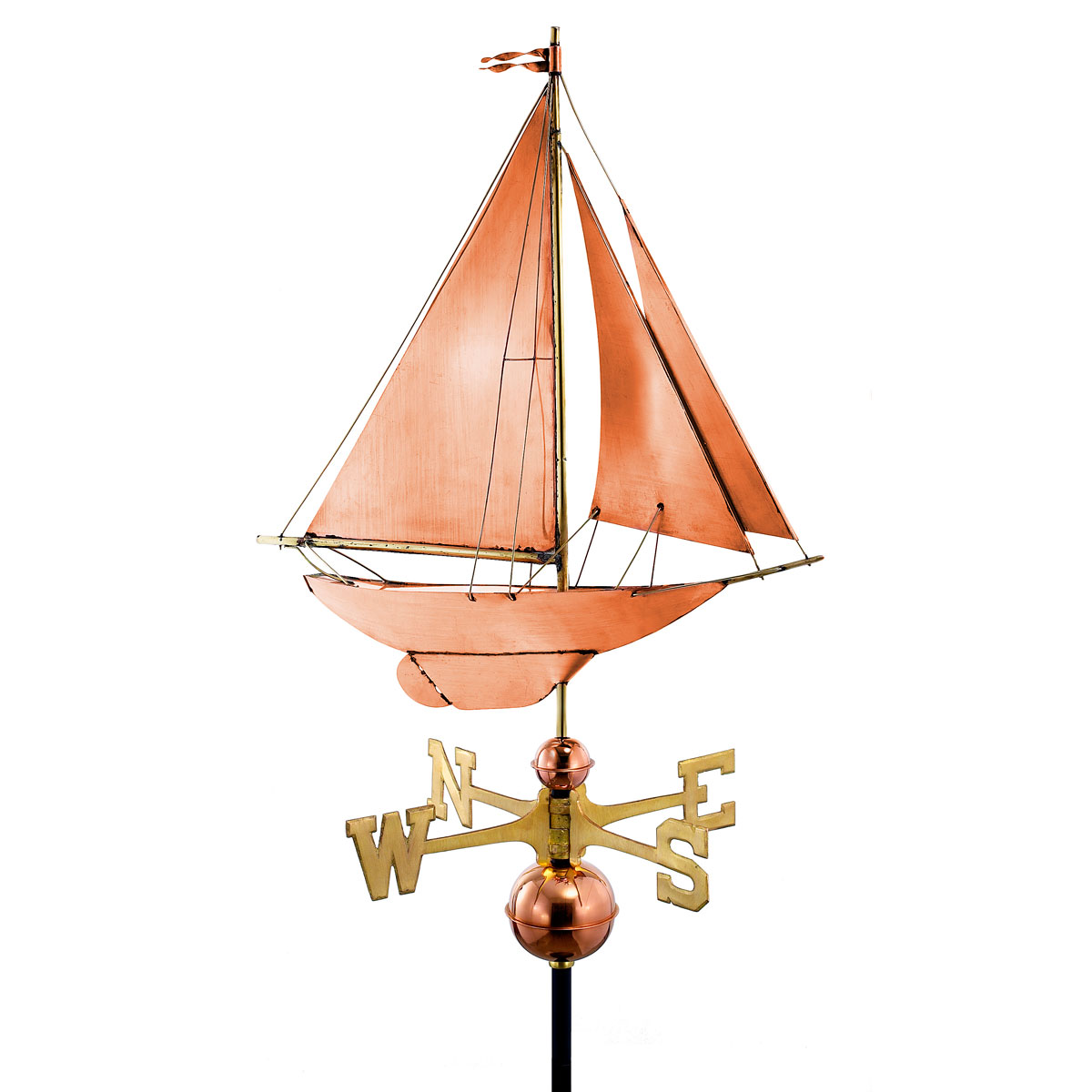 Good Directions Racing Sloop Weathervane
