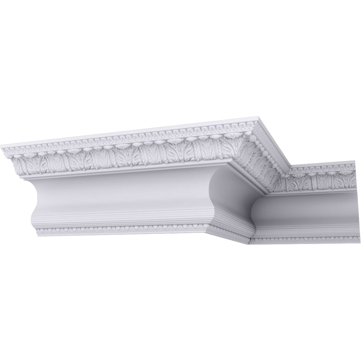 Ekena Millwork MLD13X10X16EG Endurathane Egg & Dart Acanthus Crown