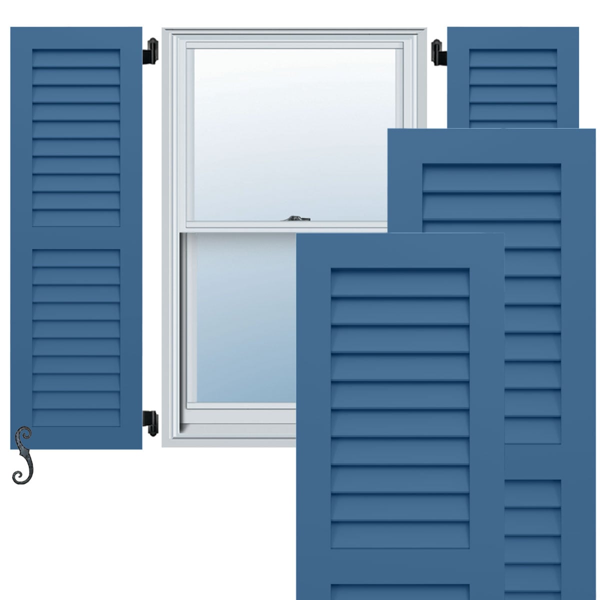 Louvered