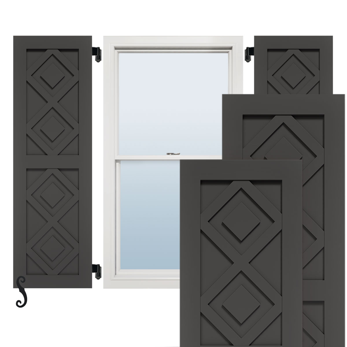 Ekena Millwork ECC101PM15X040SM 15-Inch W x 40-Inch H EnduraCore ...
